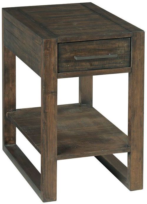 Hammary® Portman Rich Brown Charging Chairside Table