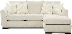 Fusion Furniture Vibrant Vision Oatmeal Chaise Sofa