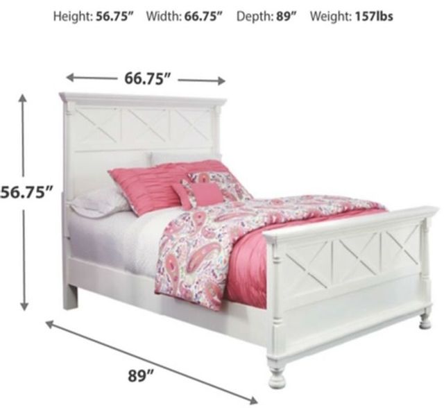 Signature Design by Ashley® Kaslyn White Queen Panel Bed 1