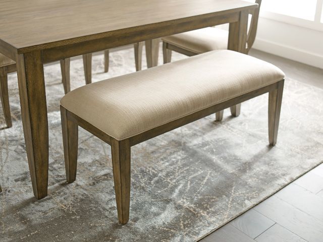 Kincaid Furniture The Nook Brushed Oak Parson Bench 1