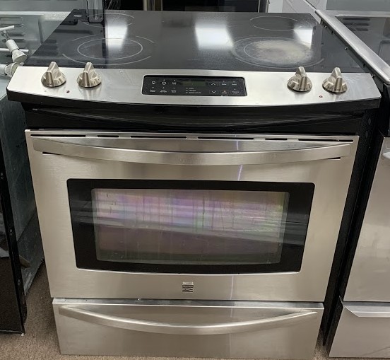 kenmore flat top oven