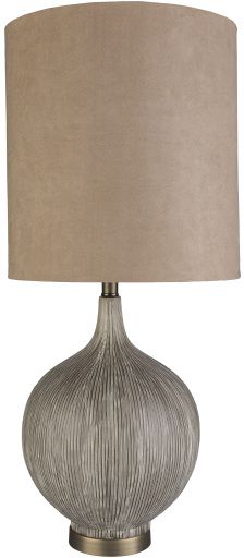 Surya Drake Charcoal Table Lamp
