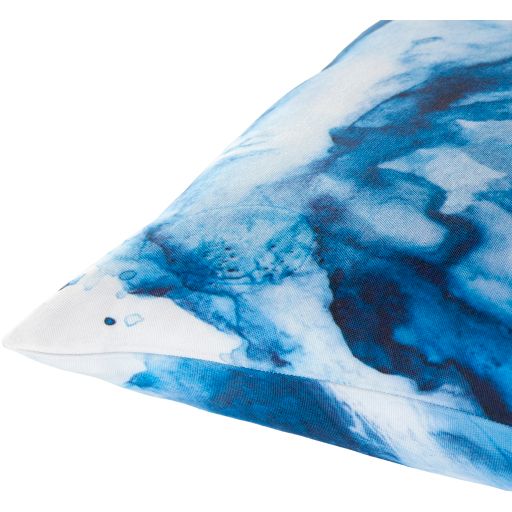 Surya Azora Sky Blue 18" x 18" Toss Pillow with Polyester Insert 1