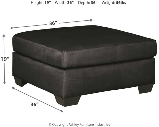 Signature Design by Ashley® Darcy Salsa Oversized Accent Ottoman 5