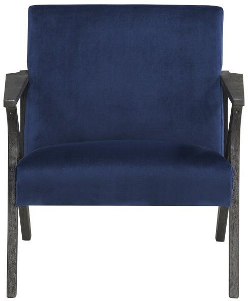 Mazin Furniture Coriana Navy Accent Chair