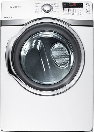 Samsung 7.4 Cu. Ft. Neat White Front Load Gas Dryer