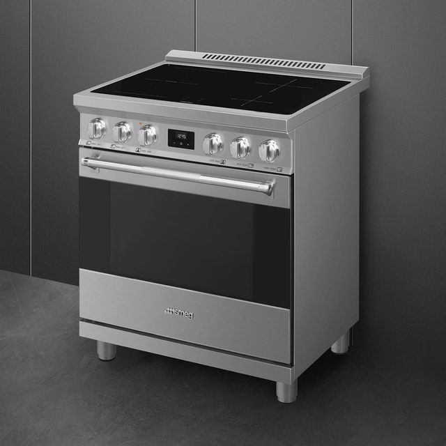 Smeg Professional Series 30" Stainless Steel Freestanding Induction Range-2