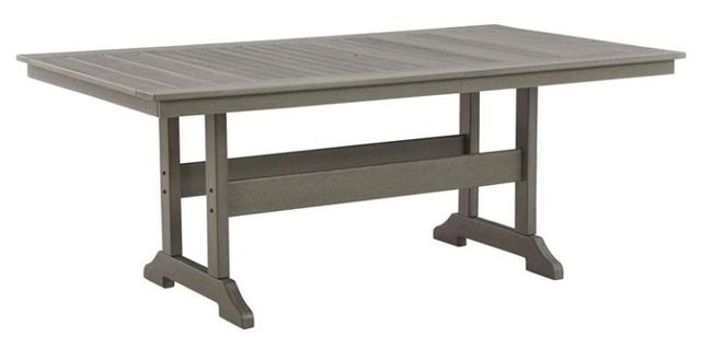 Signature Design by Ashley® Visola Grey Outdoor Dining Table-0