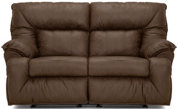 Franklin™ Henson Commodore Cocoa Reclining/Rocking Loveseat | Factory ...