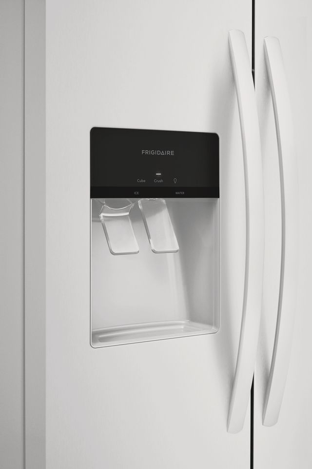Frigidaire® 25.6 Cu. Ft. White Side-by-Side Refrigerator 5