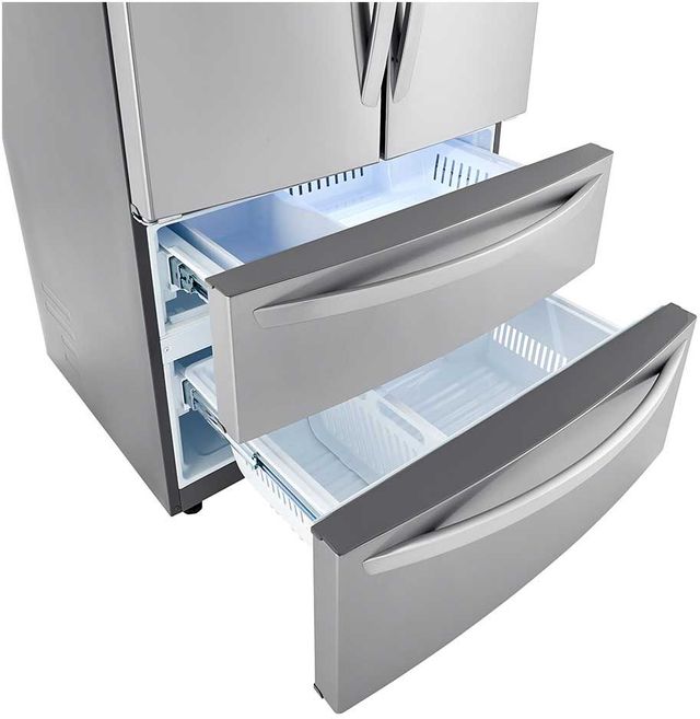 LG 26.9 Cu. Ft. PrintProof™ Stainless Steel French Door Refrigerator 6