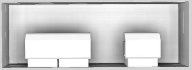 Vent-A-Hood® 60" White Contemporary Wall Mounted Range Hood-3