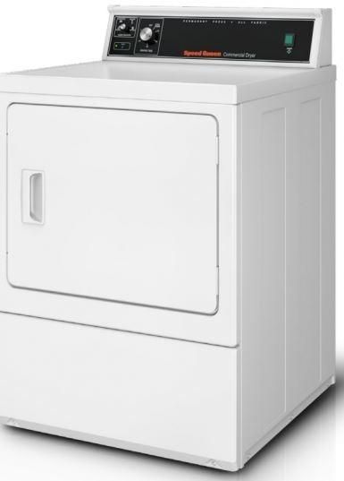 Speed Queen® Commercial 7.0 Cu. Ft. White Front Load Gas Dryer