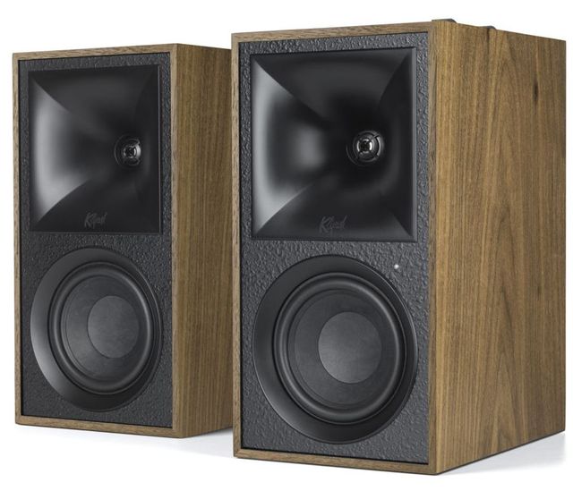 Klipsch® The Fives Walnut Powered Speakers 1