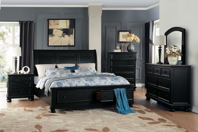Homelegance® Laurelin Eastern King Panel Bed 1