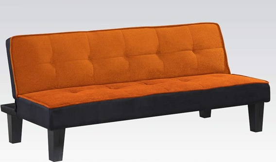 ACME Furniture Hamar Orange Adjustable Sofa