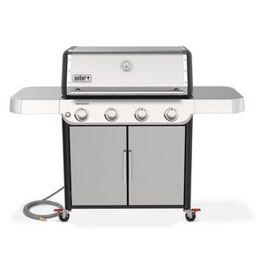 Weber® Genesis S-415 65" Stainless Steel Freestanding Natural Gas Grill 