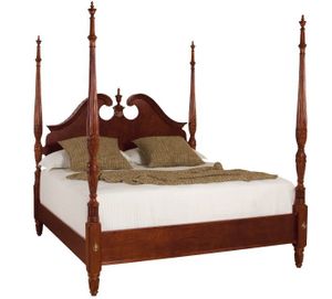 American Drew® Cherry Grove Pediment Queen Poster Bed