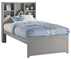 Hillsdale Furniture Caspian Gray Twin Bookcase Bed