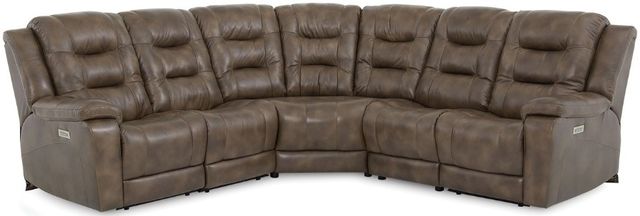 Palliser® Furniture Leighton 5-Piece Power Reclining with Power Headrest and Power Lumbar Sectional
