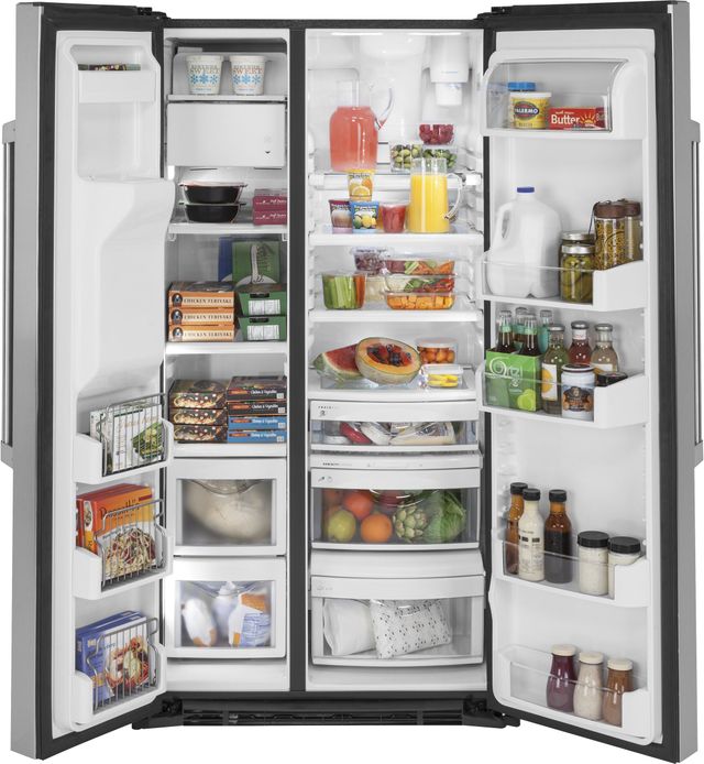 Café™ 21.9 Cu. Ft. Stainless Steel Counter Depth Side By Side Refrigerator 4
