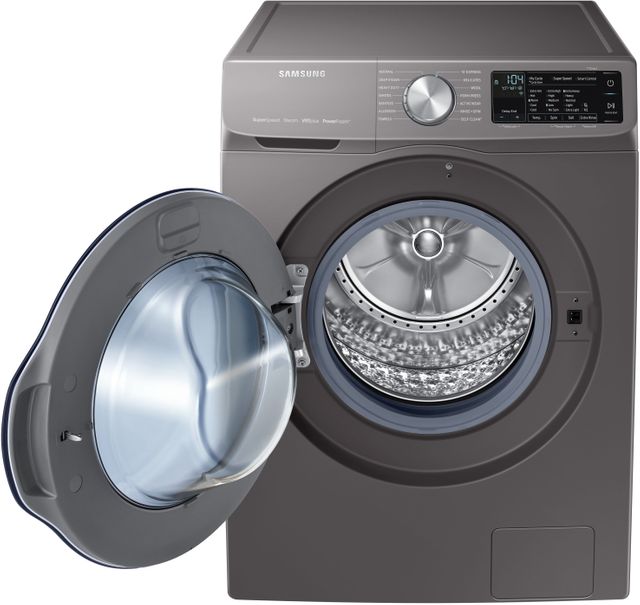 Samsung 2.2 Cu. Ft. Inox Grey Front Load Washer 2