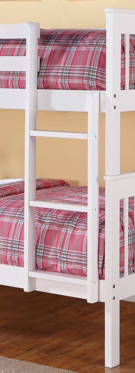 Coaster® Chapman White Twin Bunk Bed-2