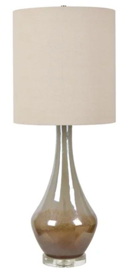 Easton Rustic Modern Glass Lamp