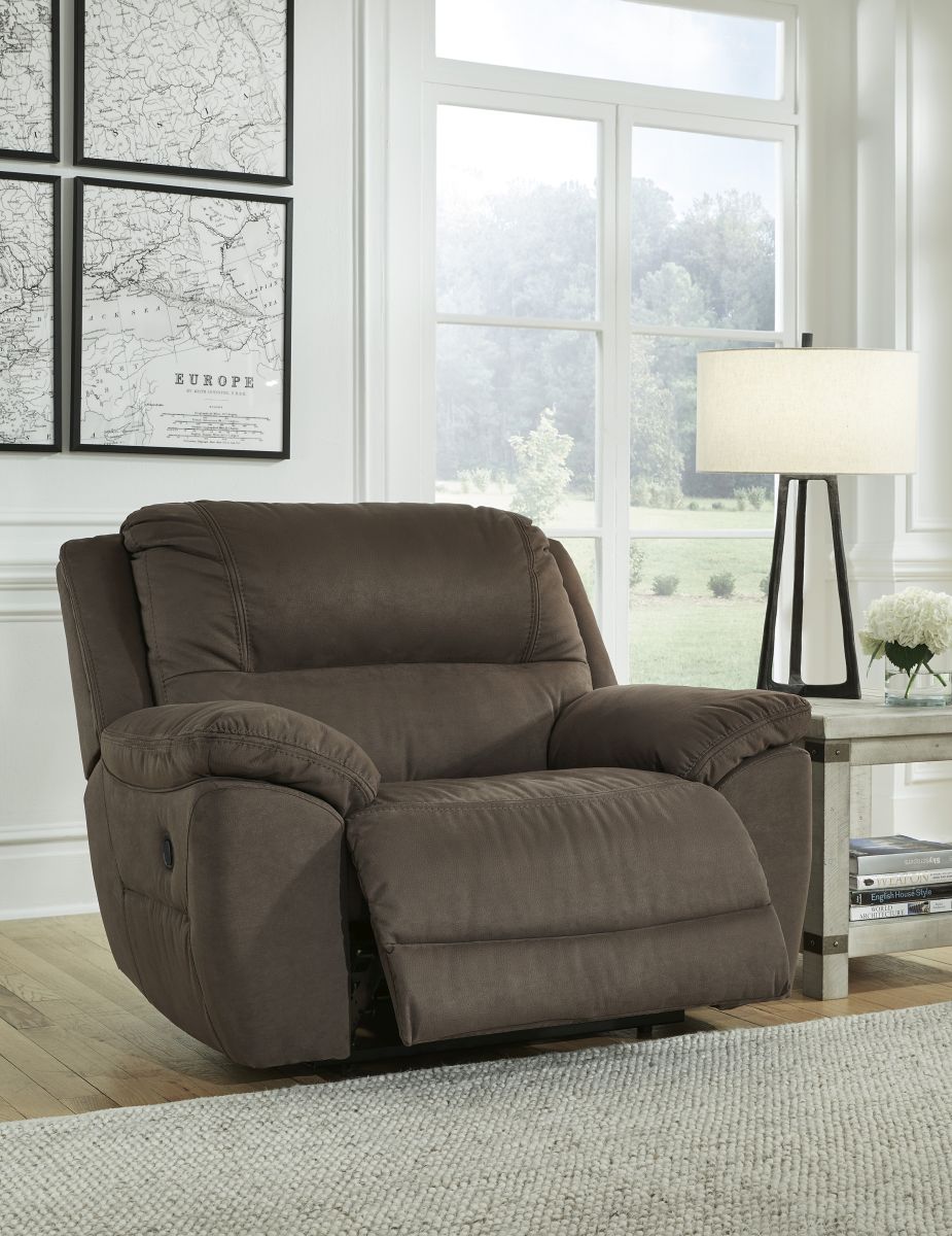 Signature Design By Ashley® Next-Gen Gaucho Espresso Oversized Recliner ...