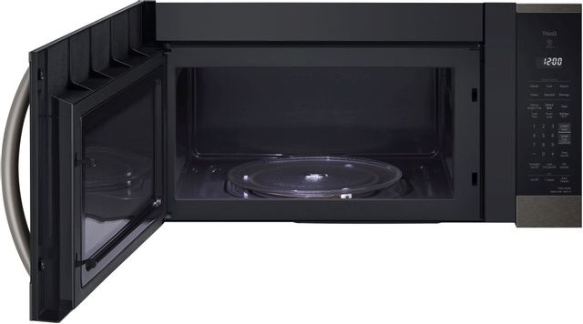 LG 1.8 Cu. Ft. PrintProof™ Black Stainless Steel Over The Range Microwave 6