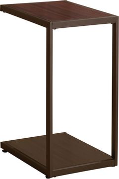 Coaster® Brown Rectangular Accent Table With Bottom Shelf