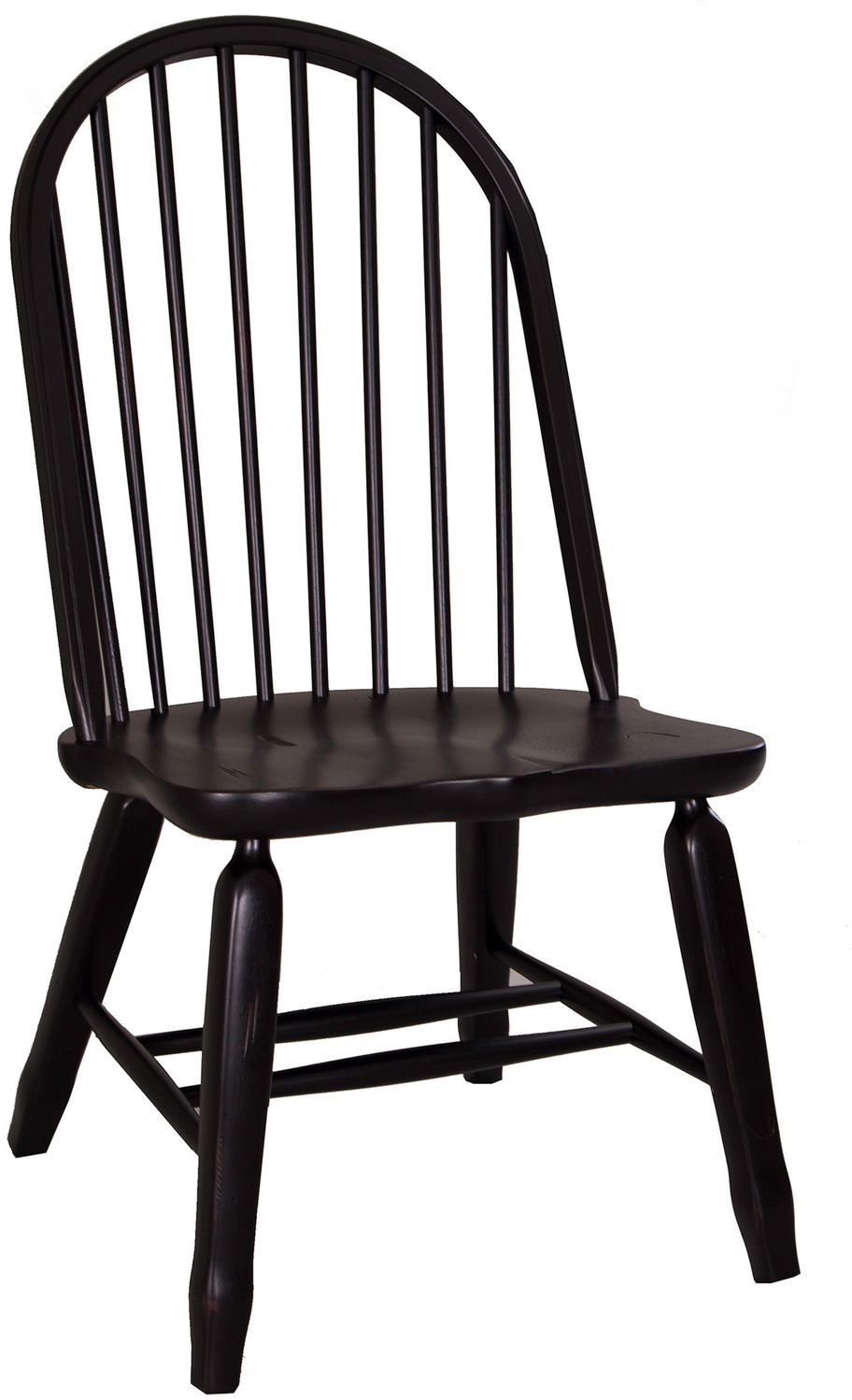Liberty Furniture Treasures Black Bow Back Side Chair