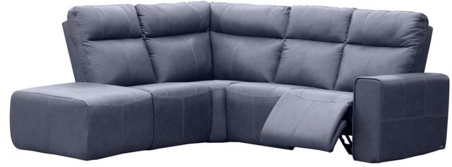 Elran Colton Dark Gray Reclining Chaise Sectional 1