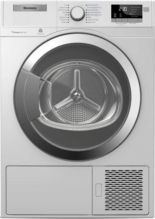 Blomberg® 4.1 Cu. Ft. White Front Load Electric Dryer
