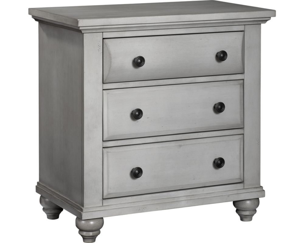 broyhill 3 drawer nightstand