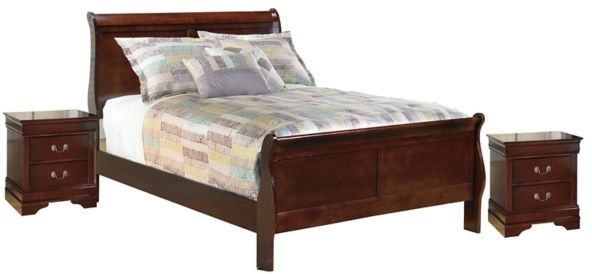 Signature Design by Ashley® Alisdair 3-Piece Dark Brown Full Bed Set-0