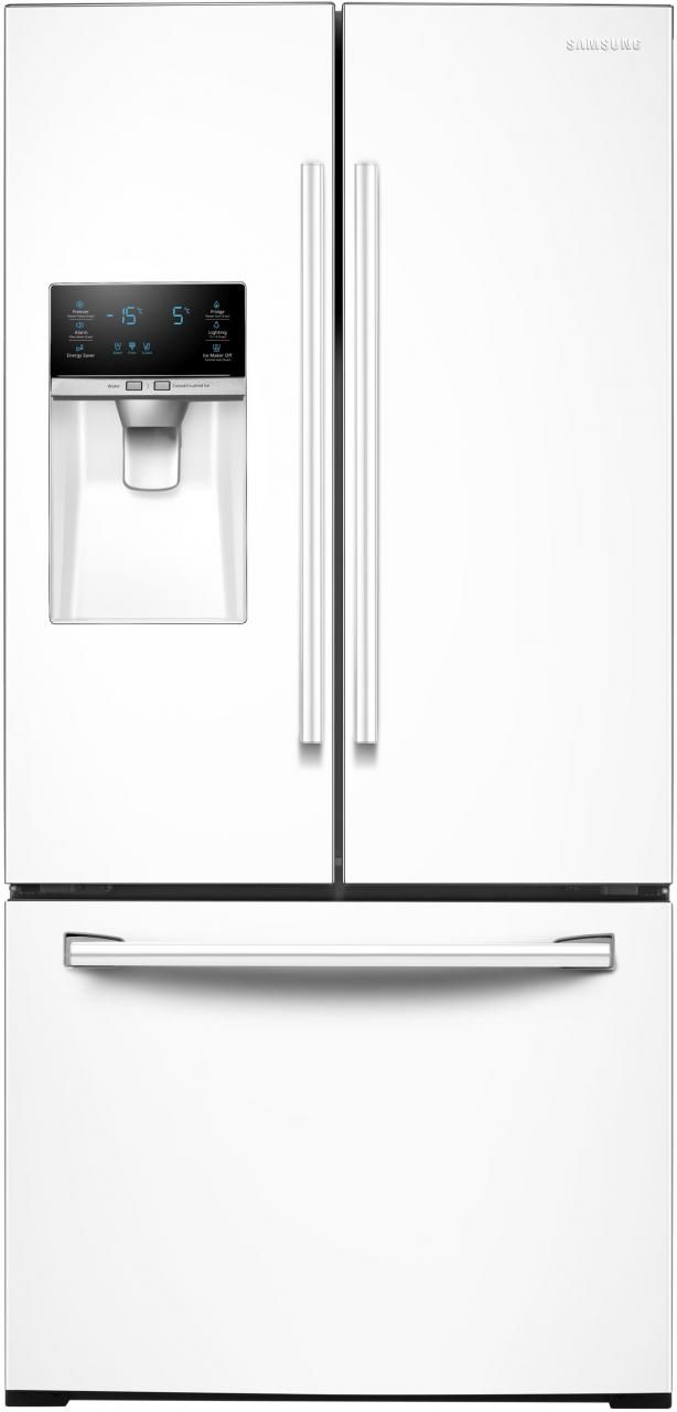 Samsung 26.0 Cu. Ft. 3-Door French Door Refrigerator-White-0