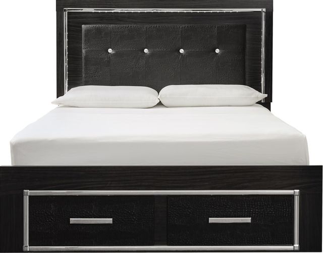Signature Design by Ashley® Kaydell Black Queen Storage Panel Bed -1