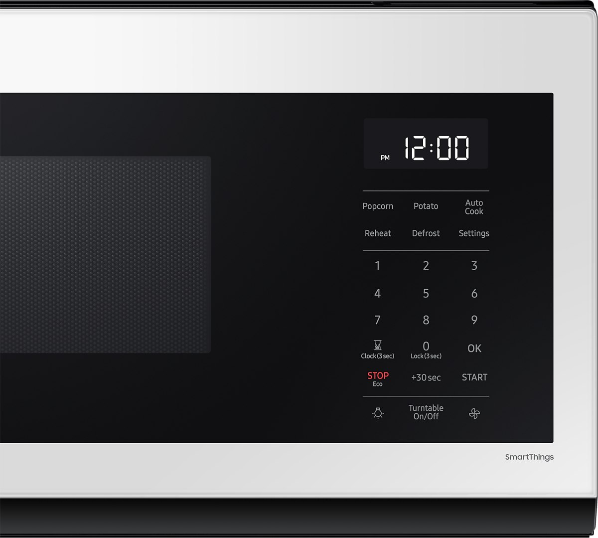 Samsung Bespoke 1.1 Cu. Ft. White Glass Over The Range Microwave ...