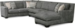 England Furniture Del Mar Luckenbach 3-Piece Sectional with Nailhead Trim