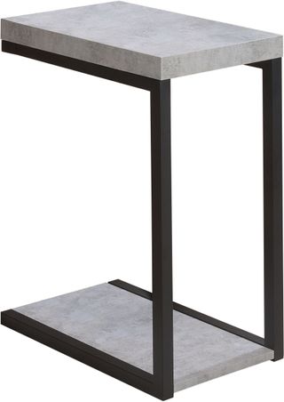 Coaster® Cement And Black Accent Table