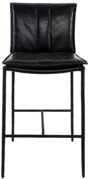 Classic Home Mayer Antique Black 26" Counter Stool-1