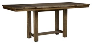 Signature Design by Ashley® Moriville Grayish Brown Rectangular Dining Room Counter Height Table