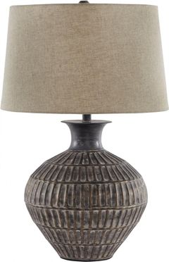 Signature Design by Ashley® Magan Antique Bronze Metal Table Lamp-L207354