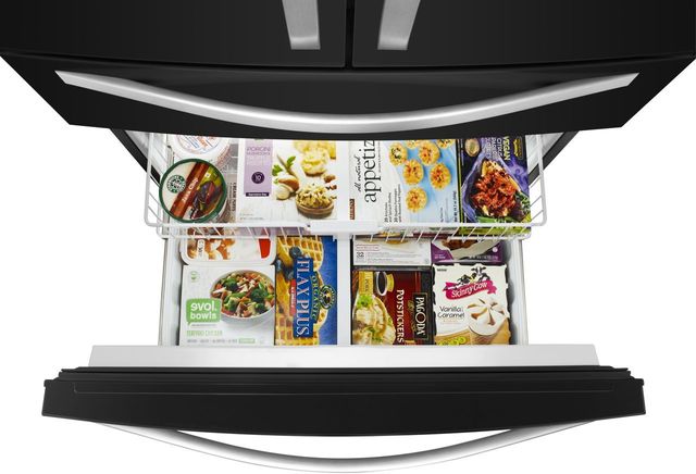 Whirlpool® 24.7 Cu. Ft. French Door Refrigerator-Black Ice 4