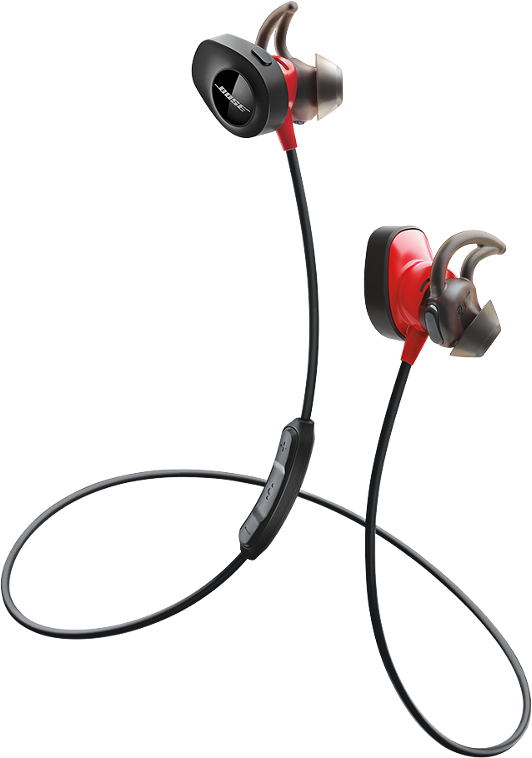 Bose® SoundSport Pulse Power Red Wireless Headphone