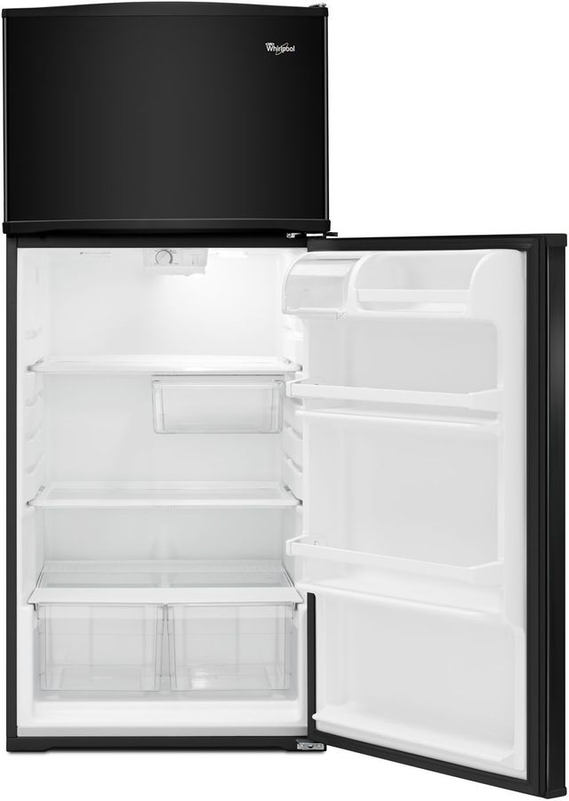 Whirlpool® 16.0 Cu. Ft. Top Freezer Refrigerator-Black 2