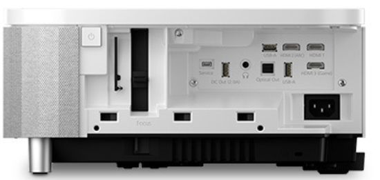 Epson® EpiqVision Ultra LS800 White 4K PRO-UHD Ultra Laser Projector 4