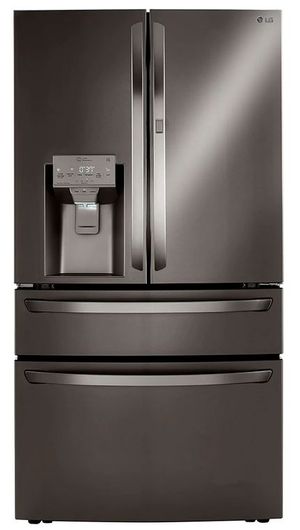 LG 22.5 Cu. Ft. PrintProof™ Black Stainless Steel Smart Wi-Fi Enabled Counter Depth Refrigerator