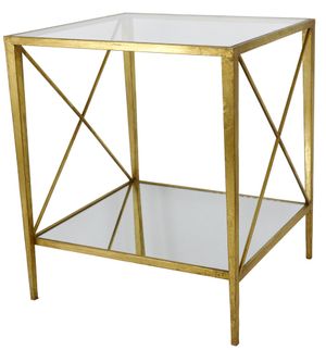 Zeugma Imports Gold End Table